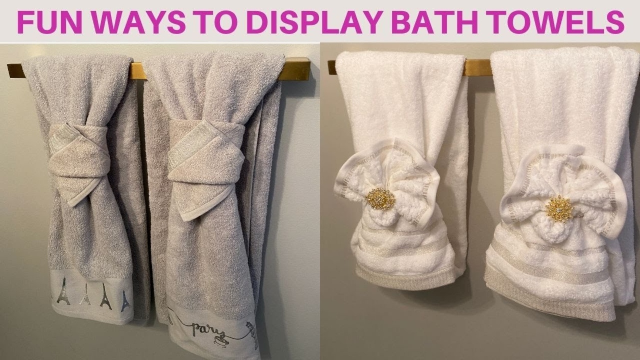 How To Hang Up Decorative Towels