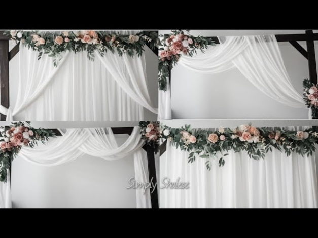 How To Hang Tulle Wedding Decorations