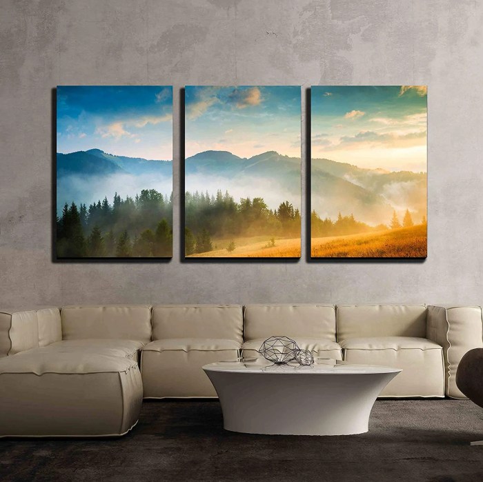 3 piece art wall decor