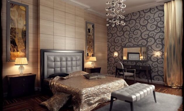 Art deco bedroom decor