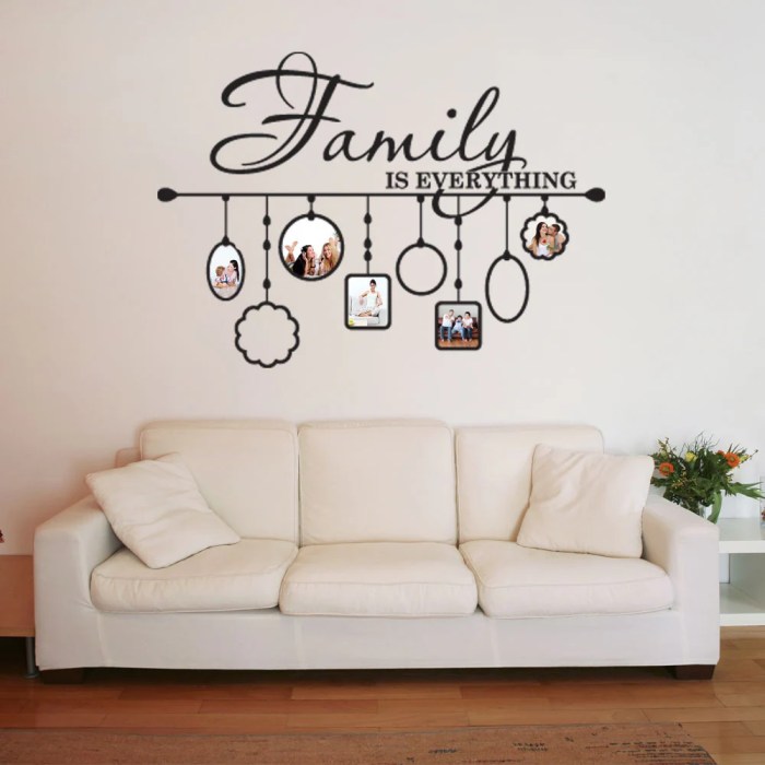 Family art wall decor