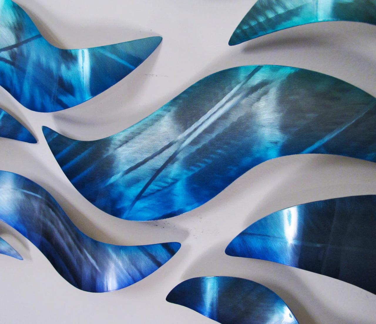 Abstract metal art wall decor