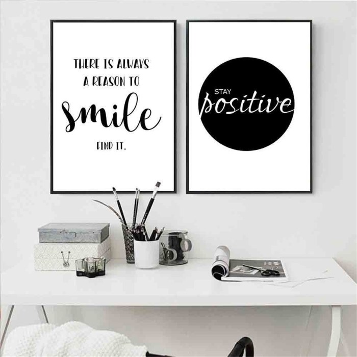 Wall vinyl office inspirational sticker quote decal believe yourself