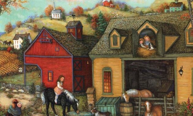 Country folk art decor