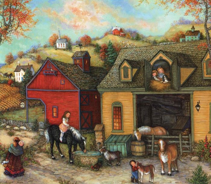 Country folk art decor