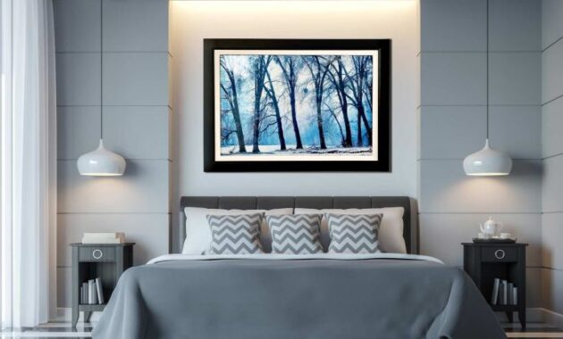 Bedroom decor wall art