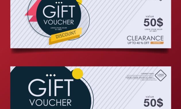 Voucher gift coupon template vector golden premium concept vecteezy