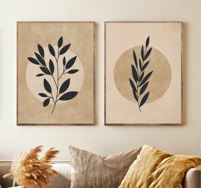 Boho wall art decor