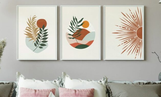 Boho wall art decor