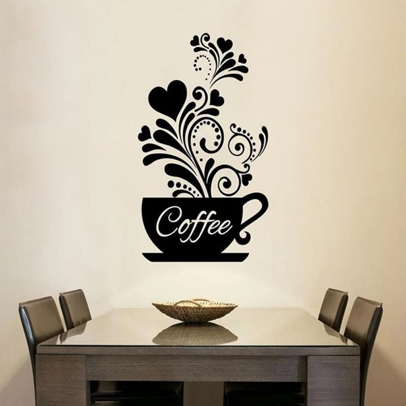 Coffee cup wall art decor