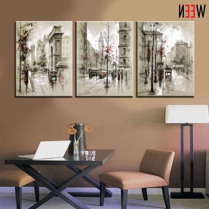 3 piece art wall decor